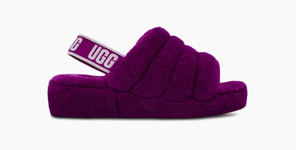 Ugg Slides Canada - Ugg Women's Fluff Yeah Purple